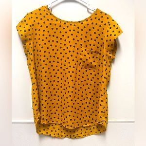 Lily White - Mustard Blouse